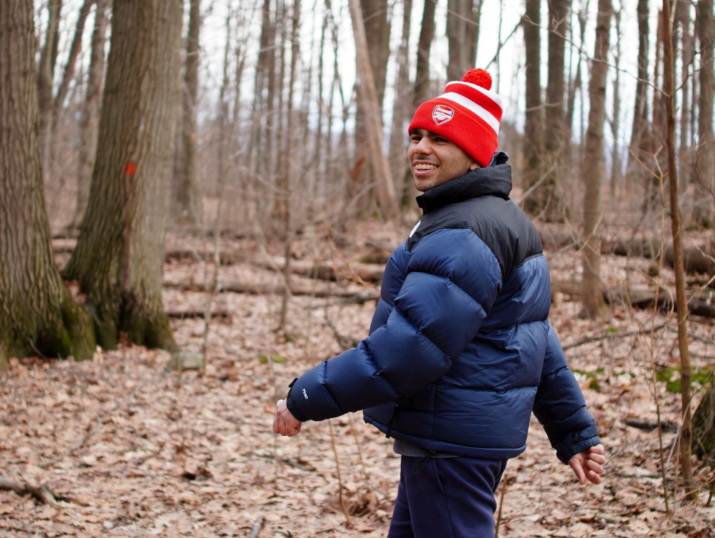 Danyal hiking